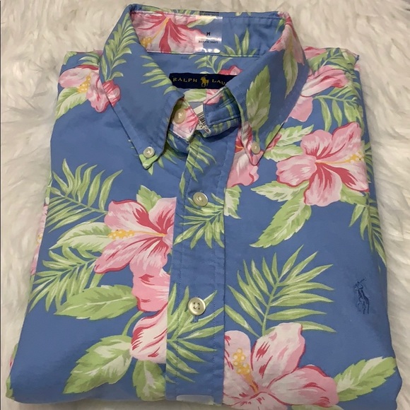 Ralph Lauren Blue Label Other - Ralph Lauren Hawaiian Button Down Shirt